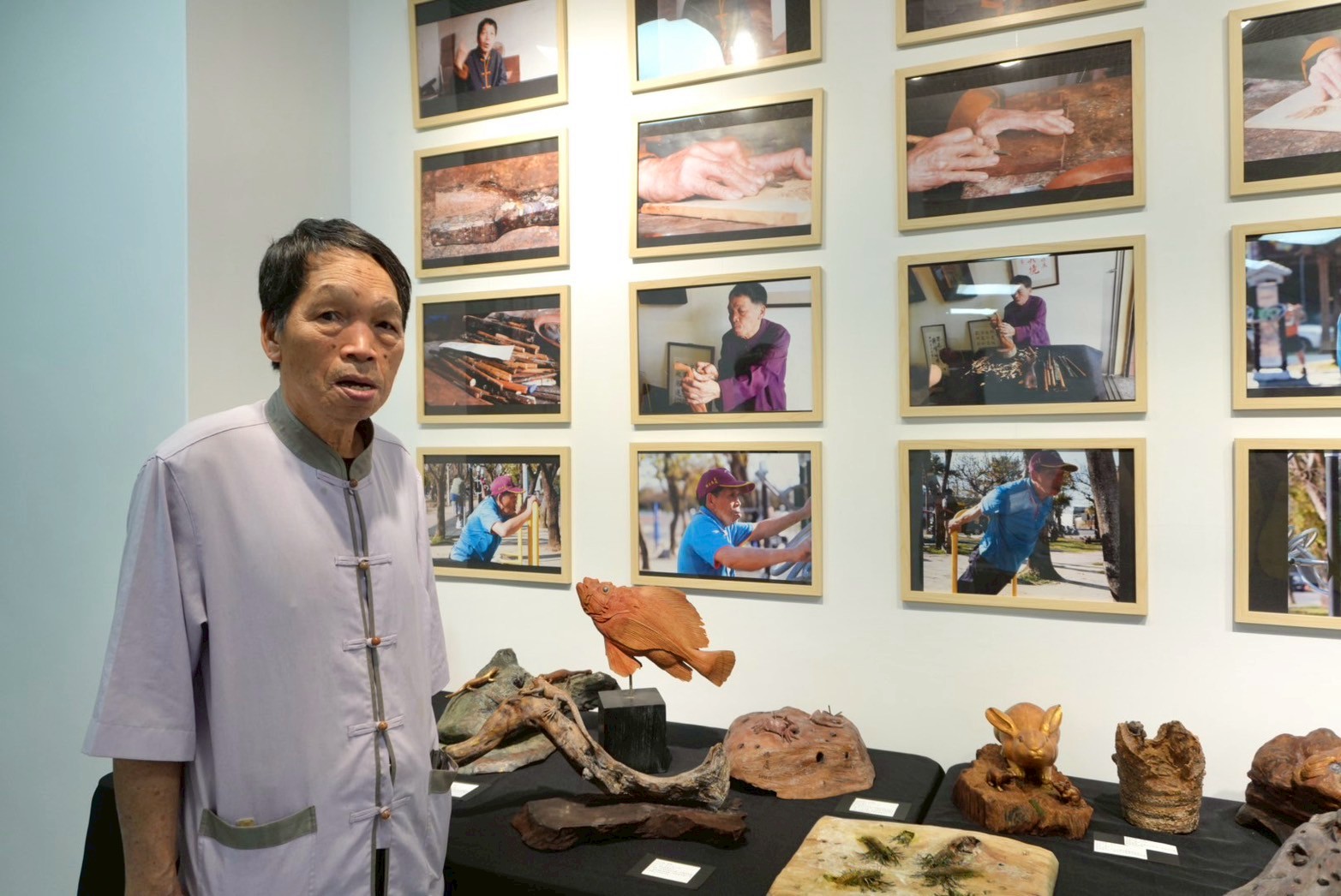 黃媽慶木雕六十 - 生物造型創作+乙巳年生活影像紀錄