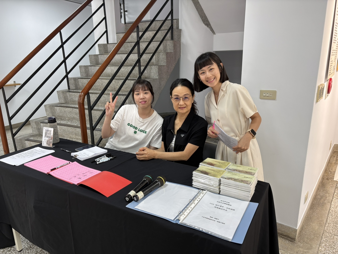 國聲電台 三五藝廊07回展《悠行漫步》曾培育風景水彩個展