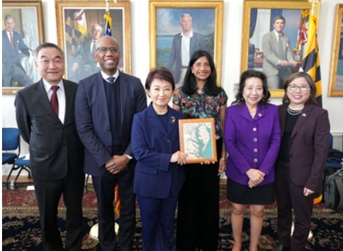 城市外交新里程！訪團拜會馬里蘭州府 副州長盛讚盧市長女力執政貢獻