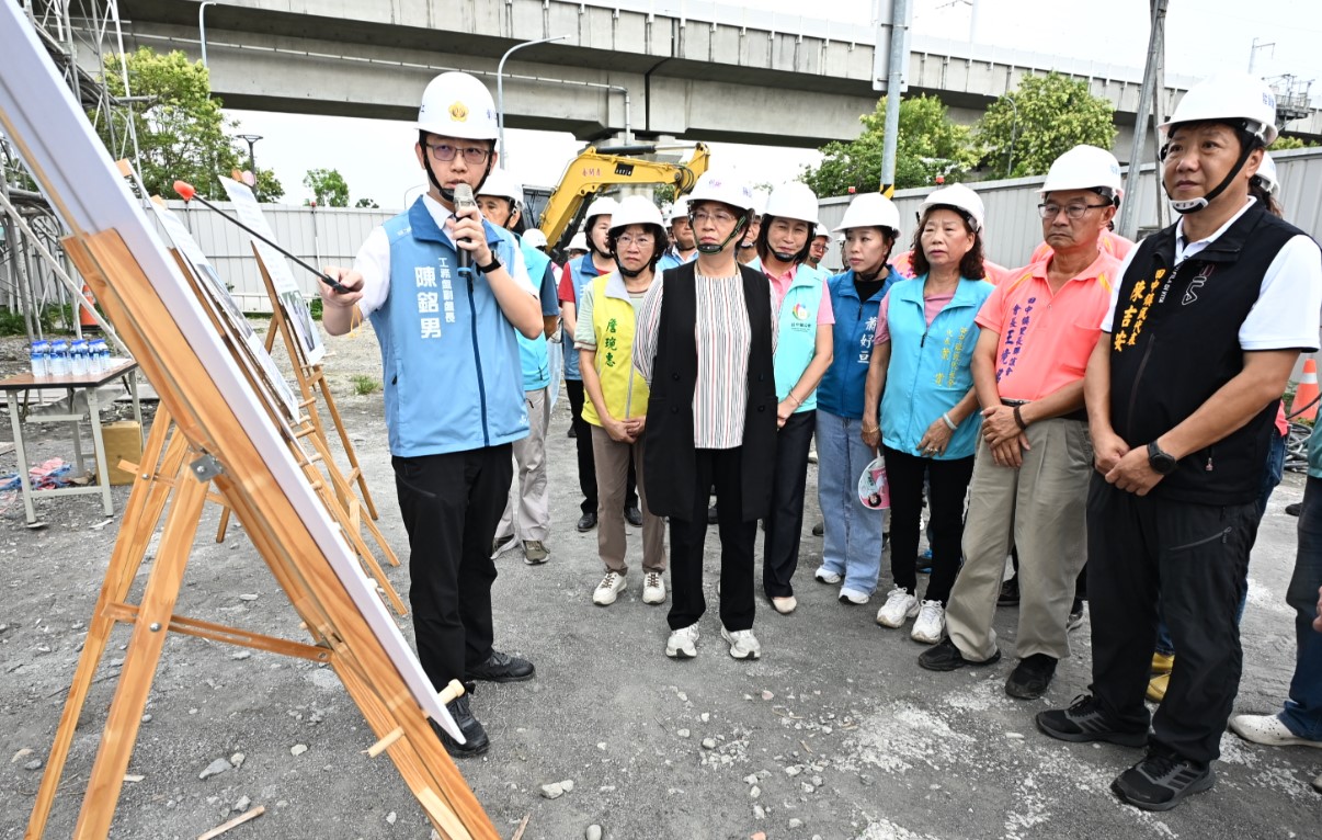視察彰化縣田中公設民營托嬰中心新建工程 完善社區托育環境