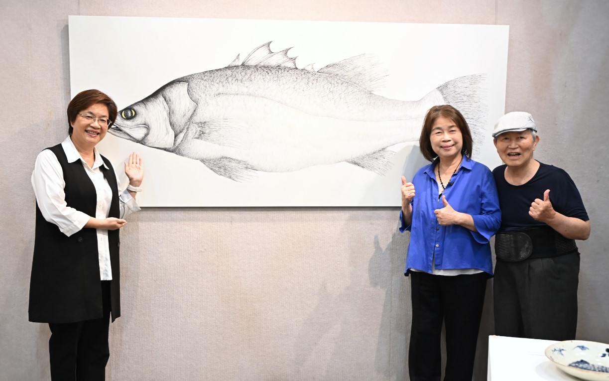 「游於線與器之間—夫藏妻畫」劉峯松‧翁金珠聯展 200件作品譜寫生活與藝術的深情對話