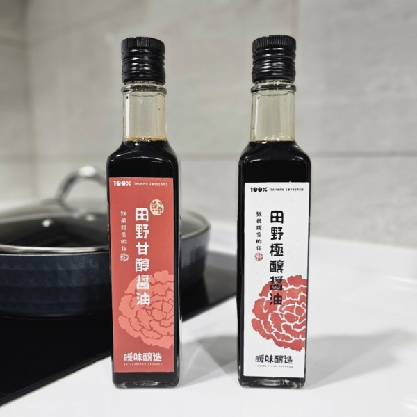 國聲推薦~田野醬油         (黑豆/黃豆)